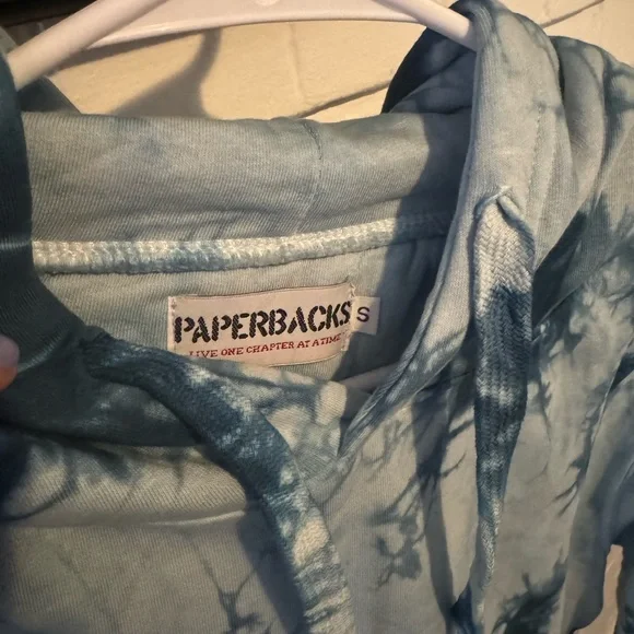 Original Paperbacks  Tie-dye hoddie in blue - Picture 3 of 10